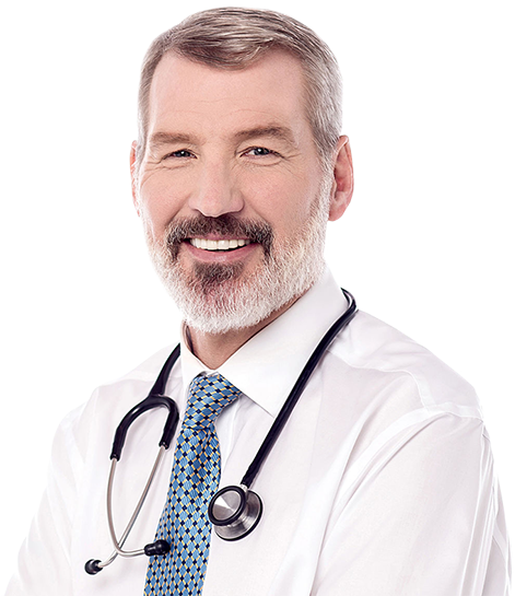 experienced-looking white, male doctor